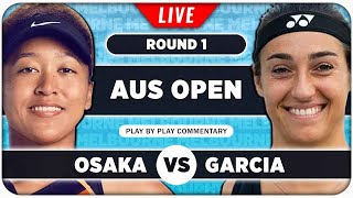 OSAKA vs GARCIA • Australian Open 2024 • LIVE Tennis PlaybyPlay Stream [upl. by Hajar]