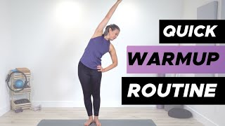 5 Min Standing Pilates Warmup  Short Warmup Routine [upl. by Mann80]