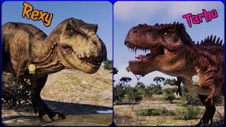 JP Rexy VS CC Tarbosaurus JWE2 [upl. by Pease]