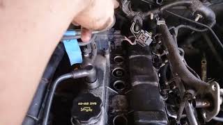 2002 Ford Ranger 23L Valve Cover Gasket Replacement Part 3 [upl. by Eislrahc]