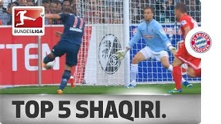 Xherdan Shaqiri  Top 5 Goals [upl. by Yrrat]