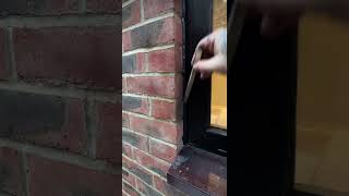 Silicone Sealant Application On External Window construction sealant siliconesealant howto [upl. by Frost955]