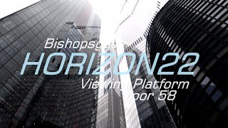 London Walks Horizon 22 Viewing Platform Bishopsgate High Life [upl. by Tiram719]