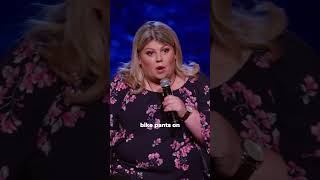 Bike Pants  Urzila Carlson standupcomedy comedy olympics urzilacarlson shortscomedy funny [upl. by Nylitak]