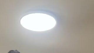 NIORSUN 12 inch Flush Mount LED Ceiling Light Fixture Review [upl. by Laeira768]