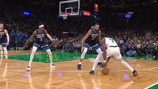 Jaylen Brown hits 5 straight threes in 1st QTR vs Timberwolves [upl. by Lytton]