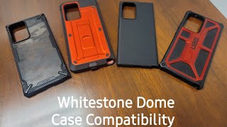 Whitestone Dome Glass Screen ProtectorNote 20 Ultra Case Compatibility [upl. by Bruce]