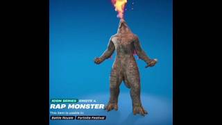 Godzilla singing Godzilla by Eminem Shorts Viral Fortnite [upl. by Draude984]