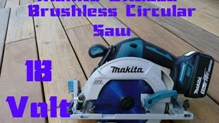 Makita DHS680 18v Brushless Circular Saw Review [upl. by Allimak103]