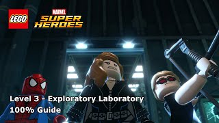 3 Exploratory Laboratory 100 Guide  LEGO Marvel Super Heroes [upl. by Nobe567]