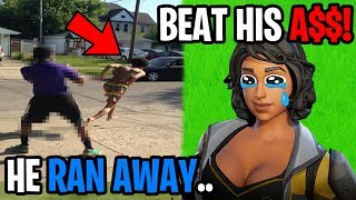 My Crushes Ex Boyfriend Is Too Scared To Fight Me Fortnite [upl. by Valora]