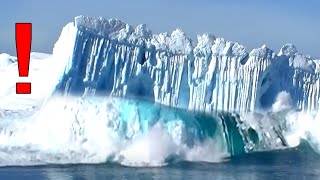 Glacier Collapse Triggers Tsunami  10 Incredible Glacier Calvings Ice Waves and Tsunamis [upl. by Letnuahs421]