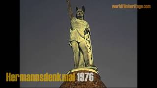 Hermannsdenkmal 1976  Hermann Monument  Detmold  Teutoburger Wald [upl. by Zamora]