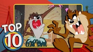 Looney Tunes  Tazs Top 10 Tantrums [upl. by Risay]