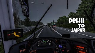 ENHANCED GRAPHICS MOD ETS2  ETS2 ENHANCED GRAPHICS MOD 150  ETS2 BUS DRIVING DELHI TO JAIPUR [upl. by Nivrek903]