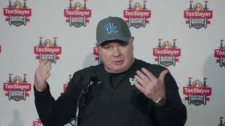 Kentucky Wildcats Football Coach Stoops Reacts to Clemson Loss [upl. by Esialb]