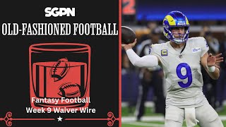 Fantasy Football Week 9 Waiver Wire Pickups and Week 8 Recap [upl. by Dorisa]