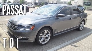 2013 VW PASSAT TDi REVIEW ENGINE START UP [upl. by Ueik]