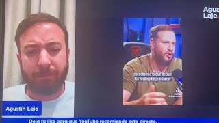 Agustin Laje expone a Diego RuzzarinLo que tanto habíamos pedido [upl. by Laughry]