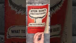 Opening 1950 Atom Bomb Precautions Booklet ☢️ [upl. by Soneson]