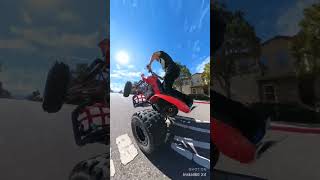 Honda 400ex street wheelie bikelife [upl. by Voorhis611]