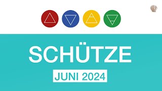 SCHÜTZE ♐️ JUNI 2024 quotAUSSERGEWÖHNLICHE INSPIRATIONENquot  TAROT MONATSLEGUNG [upl. by Lukas338]