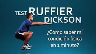 Test Ruffier Dickson ¿Como saber mi nivel de condición física Fácil y rápido [upl. by Ynatil902]