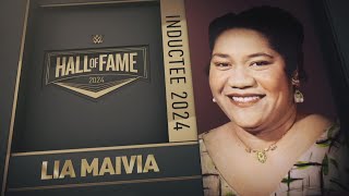 Lia Maivia  WWE Hall of Fame Class of 2024 [upl. by Chauncey272]