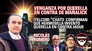 Itelcom quotChats The Clinic confirman que Hermosilla inventó querella contra Jaduequot Nicolás Romero [upl. by Cyprian]