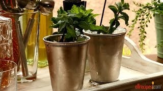 How to Make Mint Juleps  Cocktail Recipes  Allrecipescom [upl. by Novelc]