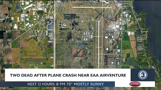 2 dead after plane crash near EAA AirVenture in Oshkosh [upl. by Tracy656]