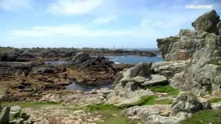 Ile dOuessantlîle aux 5 pharesOuessant island with five lighthouses [upl. by Enilekcaj209]