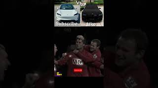 Tesla Vs BMW bmw tesla ronaldo shots shorts [upl. by Nylrad]