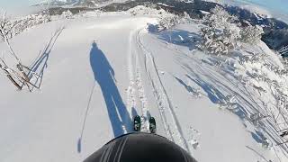 New Snow on Steinplatte  PowderFreeride Ski POV ASMR [upl. by Marka569]