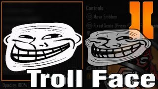 Black Ops 2  Best Troll Face Emblem Tutorial [upl. by Lodnar892]