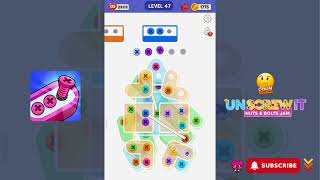 Screw Out Jam Puzzle  Level 47  Gameplay walkthrough [upl. by Giorgio605]