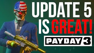 Update 5 makes Payday 3 fun again [upl. by Asiuol]