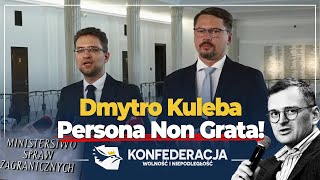 MSZ Ukrainy Dmytro Kuleba  persona non grata Kuleba [upl. by Britte390]