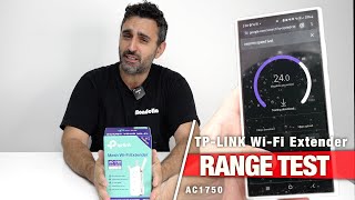 TPLink AC1750 WiFi Extender  RANGE TEST and REVIEW [upl. by Gniy]