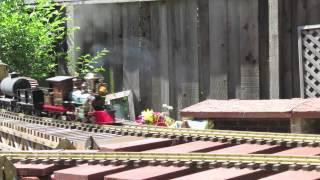 132 scale model of CP Huntington live steam [upl. by Haleigh352]