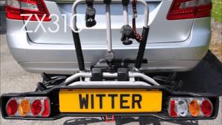 ZX210 amp ZX310 Two and Three Bike Cycle Carriers from Witter Towbars [upl. by Nylecsoj]