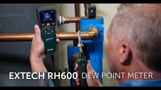 Protect Your Compressed Air Quality with the Extech RH600 Dew Point Meter [upl. by Gerk]