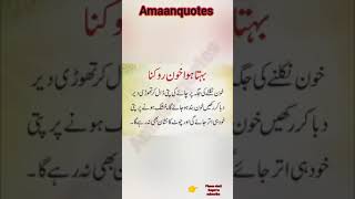 bahta howa khoon rookna quotes islamichadees hadees shorts shortvideo short islam islamic [upl. by Camella597]