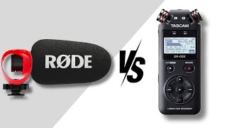 Rode Video Micro II Vs Tascam DR05X Handheld Recorder Sound Test [upl. by Zaremski]