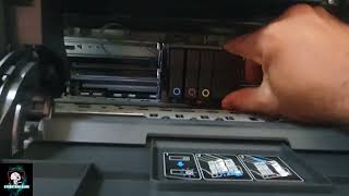 Unlocking the Secrets Ink Replacement HP OfficeJet Pro 772077307740 Wide Format AIO Printer [upl. by Llenej]