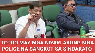 WALANG TAKOT NA INAMIN NI FPRRD NA MAY NAYARI SYANG MGA POLICE NA SANGKOT SA MALING GAWAIN [upl. by Alyn]