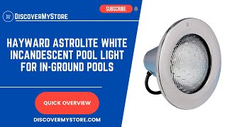 Hayward W3SP0582SL100 AstroLite White Incandescent Pool Light for In Ground Pools [upl. by Ikuy260]