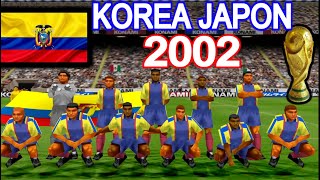 Jugando con ECUADOR el Mundial Japon Korea 2002 en el juegazo Winning Eleven 2002 de PS1 [upl. by Ramyar]