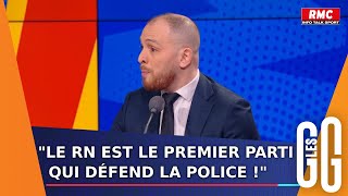 Le RN le parti des policiers  Mathieu Valet est face aux GG [upl. by Attekal954]