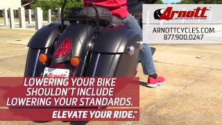 Arnott Adjustable Air Suspension Kits for Indian Motorcycles [upl. by Naxor]